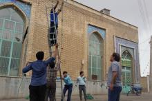 گردهمايي جهادي چراغاني نيمه شعبان