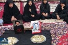 عزاداری دختران بهشتی در سوگ شهید جمهور