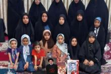 عزاداری دختران بهشتی در سوگ شهید جمهور
