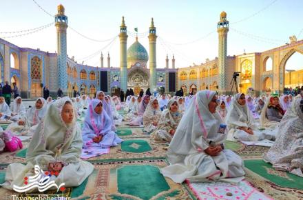  جشن "روزه اولی‌ها" در حرم مطهر حضرت محمد هلال بن علی(ع) 